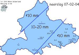 neerslag Gelderland